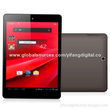 7.85-inch Quad-core Android Tablet PC with ARM Cortex A7 1.3GHz, Bluetooth 4.0, Narrow Frame to 6mm